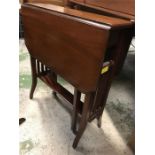 A small drop leaf table
