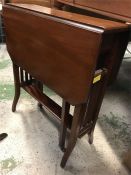 A small drop leaf table