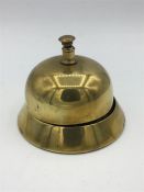 A Brass shop or counter bell.