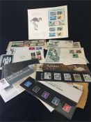 A small selection of stamps and first covers