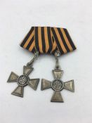 Russia. Order of St George, 3rd and 4th class cross