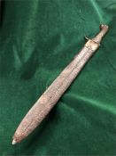 A 1770's French Lion head sword (Damaged hilt)