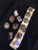 A Collection of Vintage Butlins Holiday camp badges, late 50's to 60's