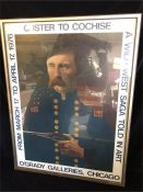 Custer to Cochise Art Exhibition poster