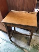 A Vintage school desk