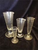 Four Vintage Pharmacy measures