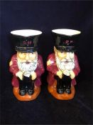 Two Toby Jugs of Chelsea Pensioners