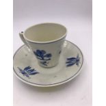 A Netherlands Girl Guide Delft Tea Cup and Saucer