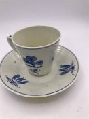 A Netherlands Girl Guide Delft Tea Cup and Saucer