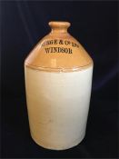 A Burge and Co ltd Windsor Stoneware flagon