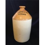 A Burge and Co ltd Windsor Stoneware flagon