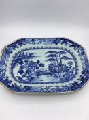 An 18th Century Chines Blue and white plate