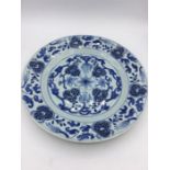 A 19th Century Chinese blue and white plate