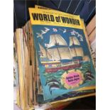 A Large selection of Vintage World of Wonder magazines.