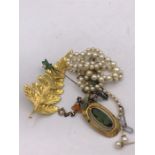 A selection of costume jewellery