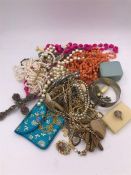 A selection of costume jewellery