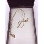 A 9ct gold necklace