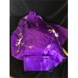 A Vintage purple Kimono