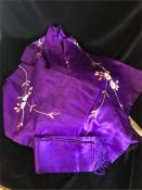 A Vintage purple Kimono