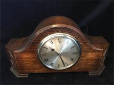 An Oak mantle clock