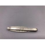 An art Deco Georg Jensen Sterling Silver Tie Bar designed by Arno Malinowski stamped Makers Mark for