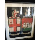A hand painted GWR coat of Arms