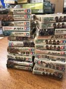 Twenty Four Military Miniatures by Tamiya