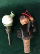 Two Vintage bottle stoppers