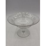 Victorian engraved caviar compote