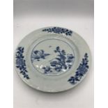 A 18th Century Blue and White plate