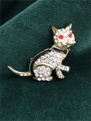 A Cat brooch