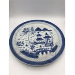 19th Century Chinese Blue and White plate
