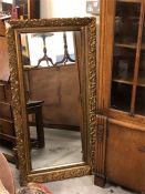 An ornate framed mirror AF 106cm x 59cm
