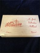 An unopened box of K.Jonk Volendam Holland Corona Cigars ( We cannot ascertain the quality of