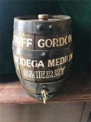 A Vintage Duff Gordon Bodega Medium Sherry Barrel.