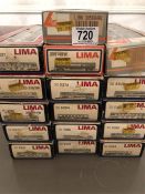 A selection of Lima rolling stock, sixteen boxes in total
