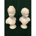 Two Limoges Busts