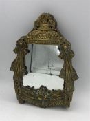 Brass framed classical Parisian Mirror, Napoleon III