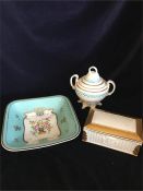 A selection of three china items