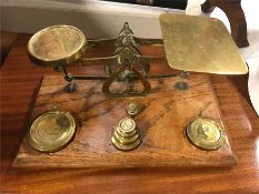 A Brass letter scale