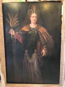 Ceres, oil on canvas attributed to a follower of John Baptist Closterman 62in x 42in (157.4cm x