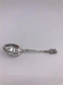 A Lincoln imp silver tea spoon Birmingham 1908