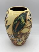 A Moorcroft Vase 18cm tall Underwood pattern