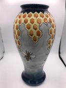 A Moorcroft Honeycomb vase 30 cm