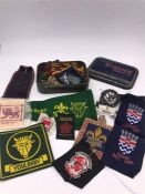 A selection of Vintage Boy Scout badges.