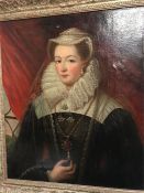 An Early 19th Century portrait of Mary Queen of Scots, oil on canvas