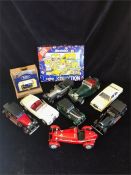 A selection of die cast toys