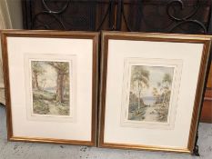 A pair of watercolours of Highland scenes by Charles Frederick Allbon (1856-1926)