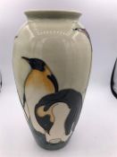 A Moorcroft Penguins vase 242/350