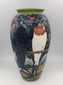 A Moorcroft 'Swallows' pattern vase 168/500